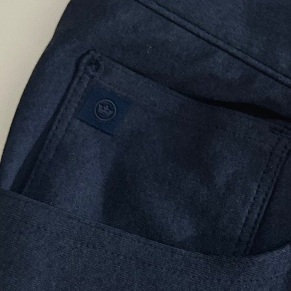 Peter Millar Charlotte Performance Trouser Mens 34x32 Navy Golf Chino MF23EB50FB - Picture 13 of 15